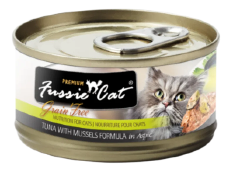 Fussie Cat Tuna w/ Mussels 5.5 oz.