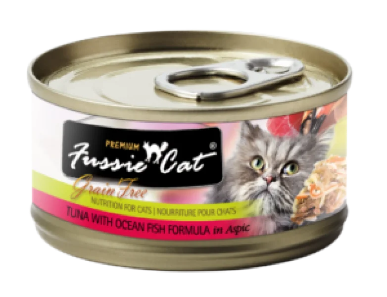 Fussie Cat Tuna w/ Ocean Fish 5.5 oz.