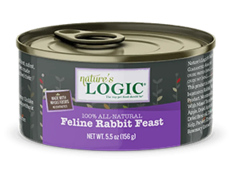 Nature's Logic Cat Can Rabbit 5.5 oz.