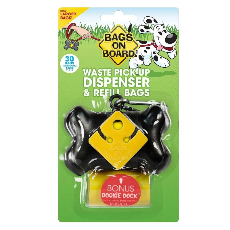 Bags on Board Dispenser - Black Bone