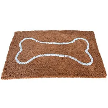 Soggy Doggy Mat Caramel & Oatmeal Bone