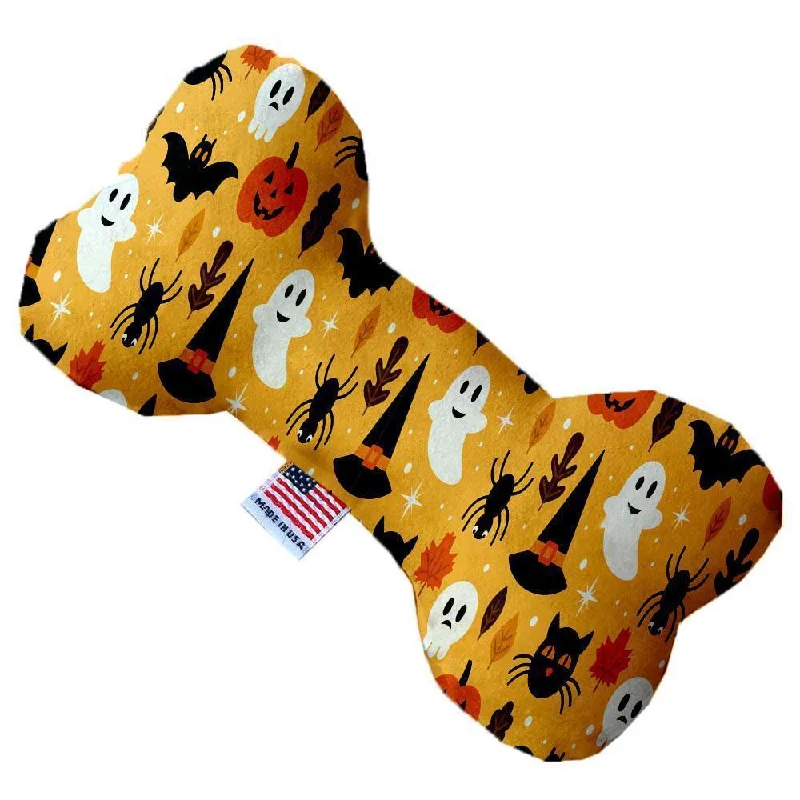 Plush Bone Dog Toy Happy Halloween