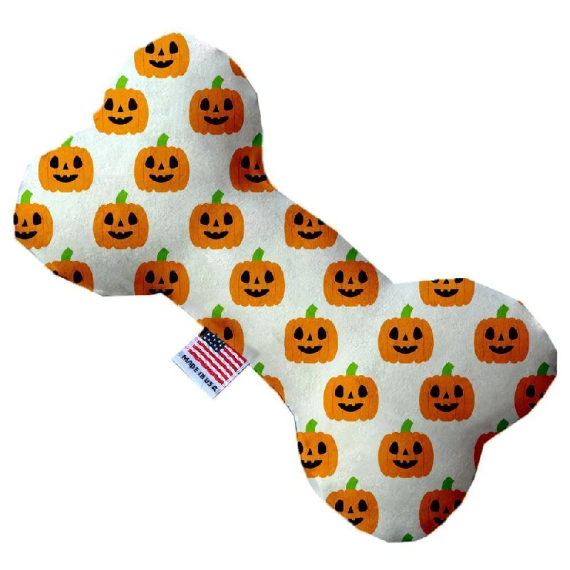 Plush Bone Dog Toy Happy Pumpkins