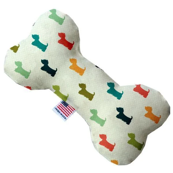 Plush Bone Dog Toy It's A Westie's World