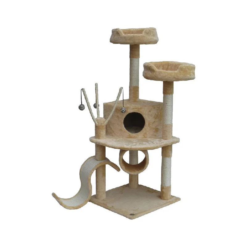 55" Whiskers Cat Tree