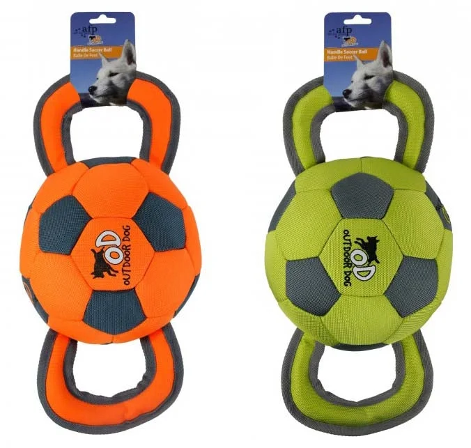 ALL FOR PAWS Outdoor Dog Ballistic Handle Ball, 35cm, razne boje