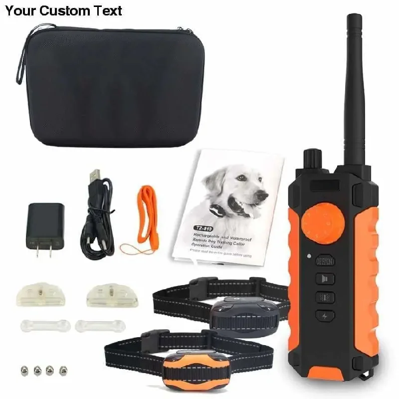 Bark Collar Dog Training Anti Kit Shock Auto Led Pet Rechargeable No Positive Control Shocker Stop