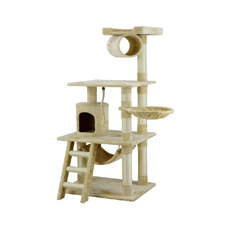 62" Mittens Cat Tree (97Wx69Lx158H)