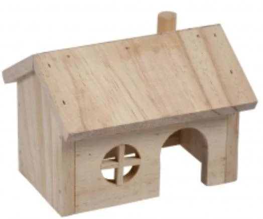 DUVO+ Căsuţă din lemn pentru hamsteri Lodge Gable 15x11x12cm