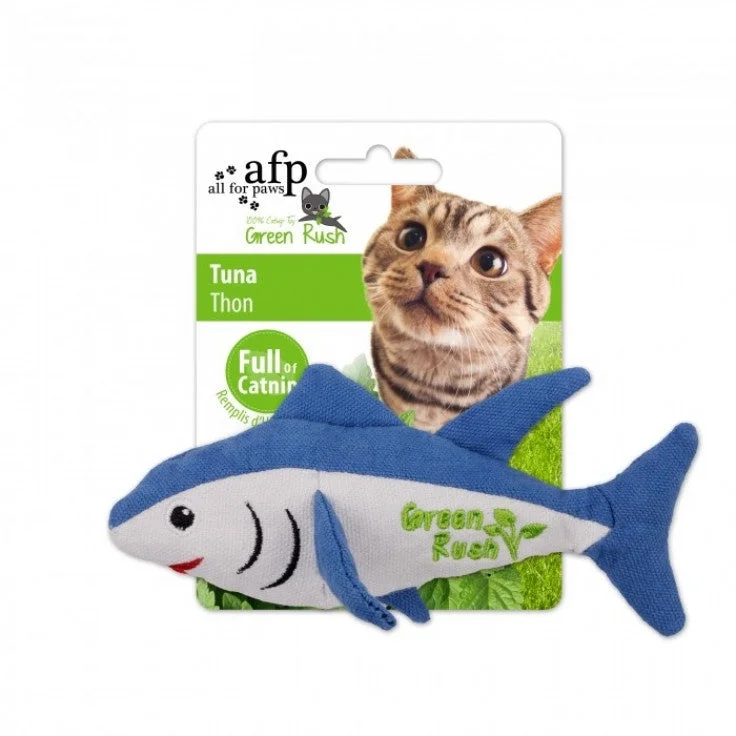 Green Rush Tuna Cat Toy