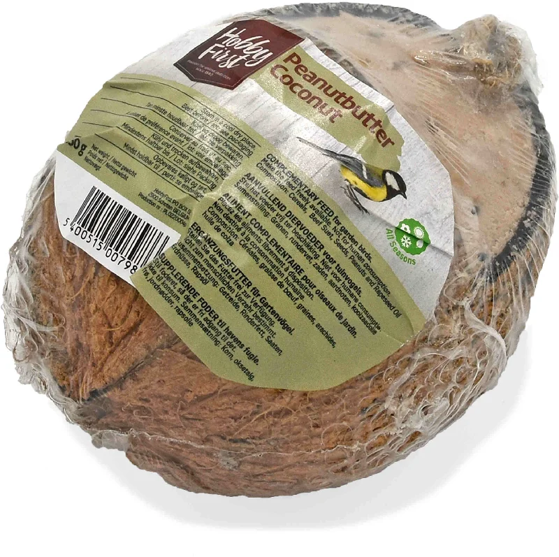 HOBBY FIRST Wild Life Delicatesă nucă de cocos+unt de arahide, pt. păsări 350g