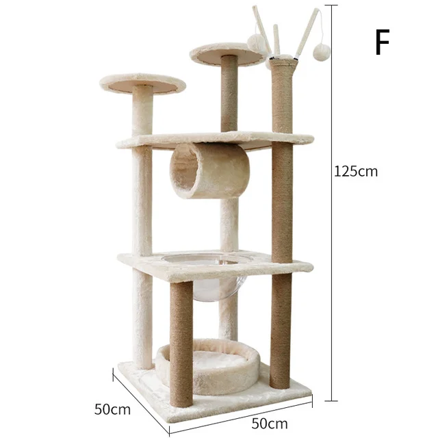 Large Cat Tree 50 x 50 x 125cm