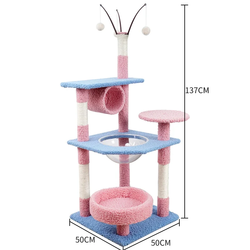 Large Cat Tree 50 x 50 x 137cm