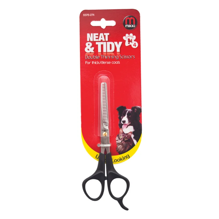 Mikki - Double Thinning Scissors - Thick Coats