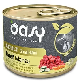 OASY Conservă pentru câini, Small/Mini, cu Vită, fără cereale 200g