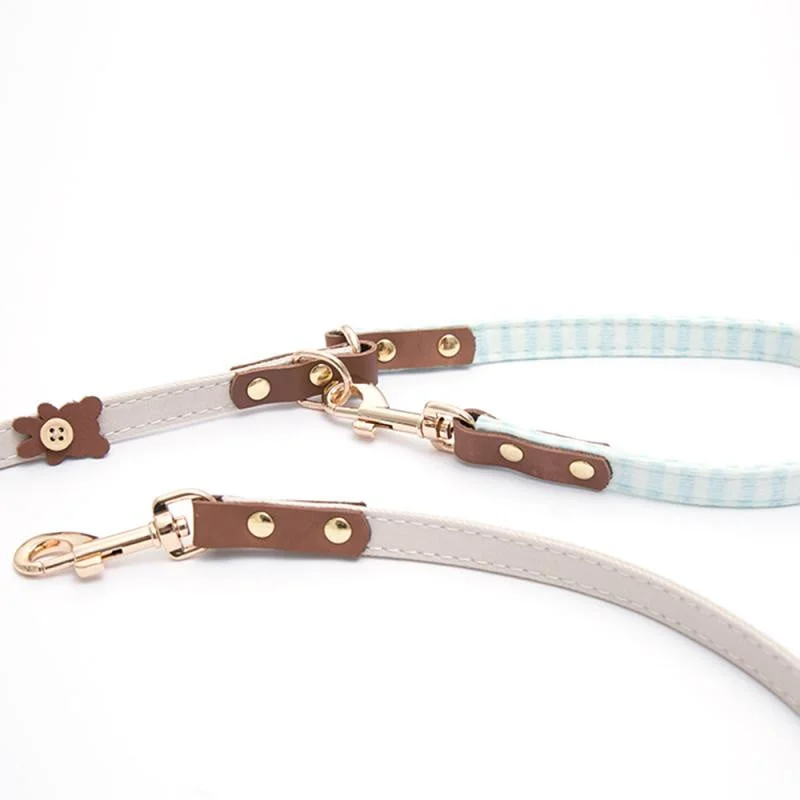 Pawsitiv Handmade Leash COCO - Blue/Pink