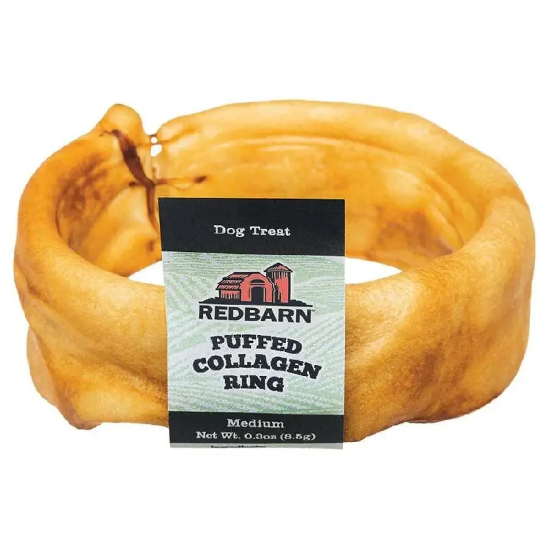 Redbarn Pet Products Puffed Collagen Ring Dog Treats 20ea/3 in