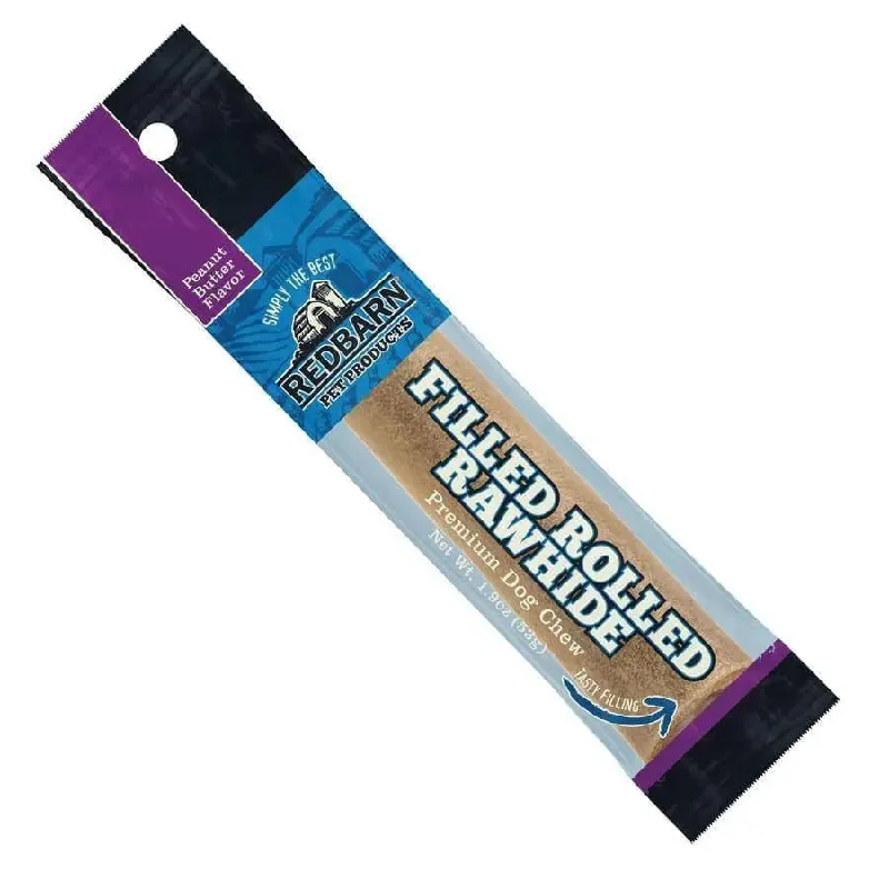 Redbarn Pet Products Rolled Rawhide Peanut Butter 1ea/1.9 oz