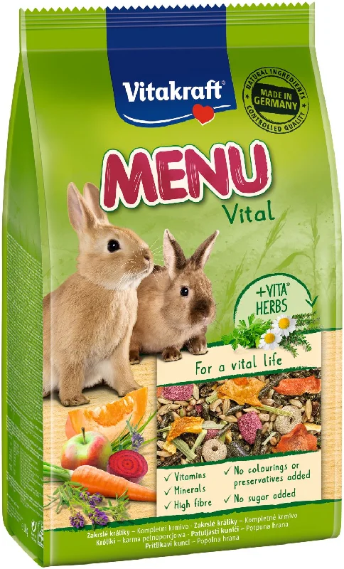 VITAKRAFT Menu Vital, za kuniće, 1kg