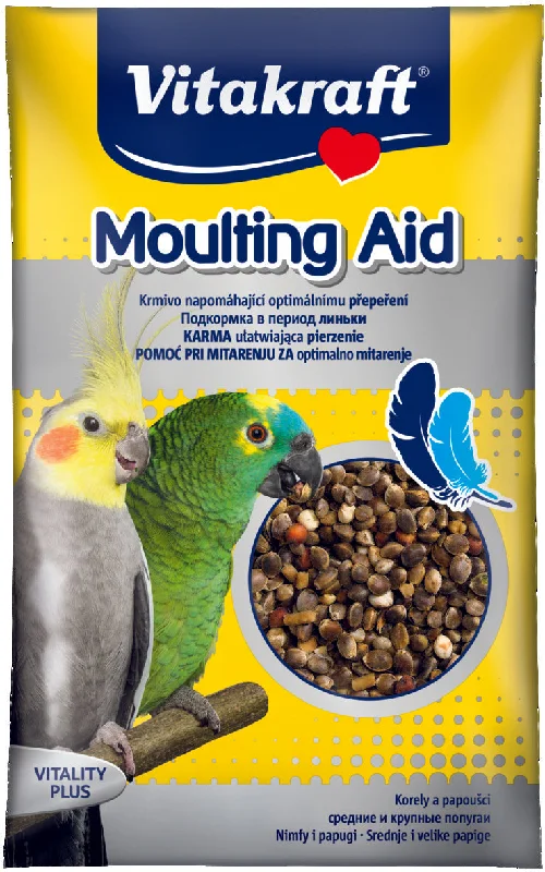 VITAKRAFT Moulting Aid, za pomoć kod mitarenja srednjih i velikih papiga, 25g