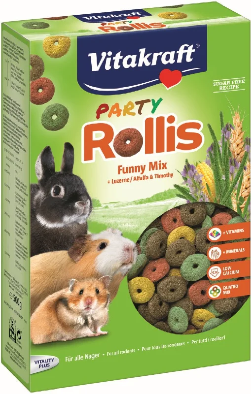 VITAKRAFT Party Rollis, poslastica za glodavce, 500 g