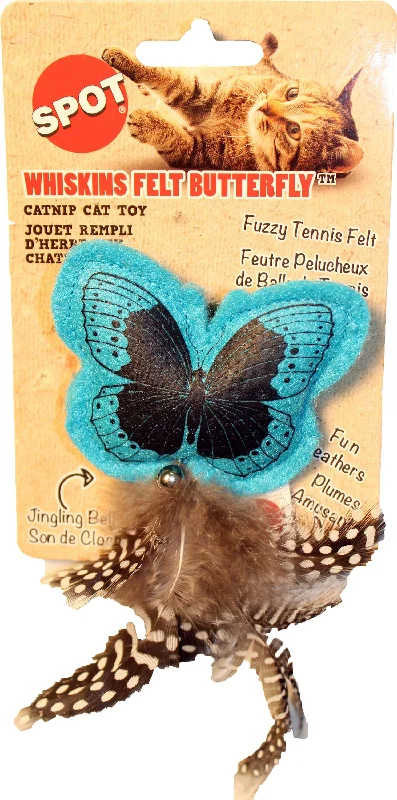 Whiskins Felt Butterfly-feathers Catnip