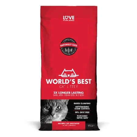 Worlds Best Multiple Cat Clumping Cat Litter 12.7kg