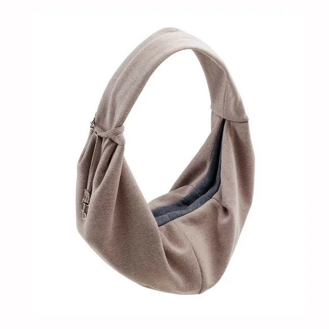 Los Angeles Dog Sling Bag in Taupe